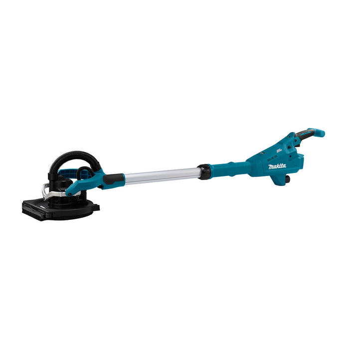 Máy chà nhám tường Makita DSL800 đường kính đế 210mm, kích thước đĩa 225mm dùng Pin 18V LXT, công nghệ AWS