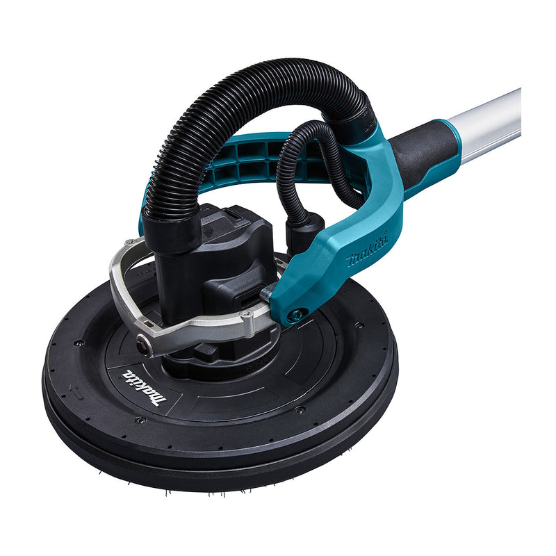 Máy chà nhám tường Makita DSL801, đường kính đế 210mm, kích thước đĩa 225mm dùng Pin 18V LXT, công nghệ AWS
