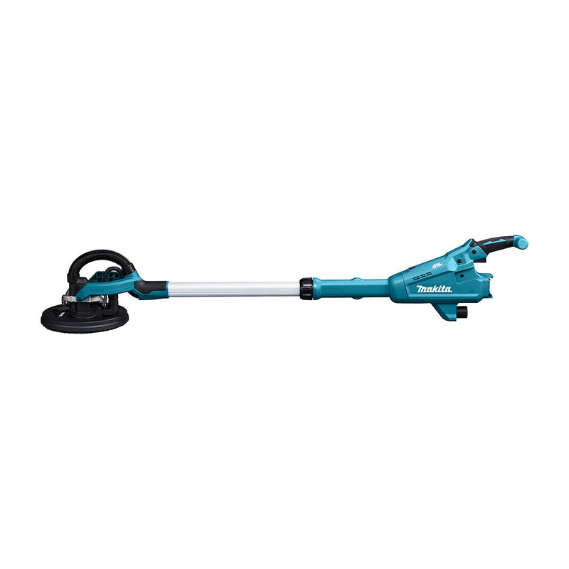 Máy chà nhám tường Makita DSL801, đường kính đế 210mm, kích thước đĩa 225mm dùng Pin 18V LXT, công nghệ AWS