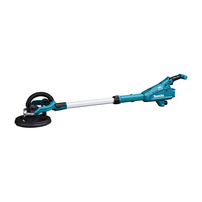Máy chà nhám tường Makita DSL801, đường kính đế 210mm, kích thước đĩa 225mm dùng Pin 18V LXT, công nghệ AWS