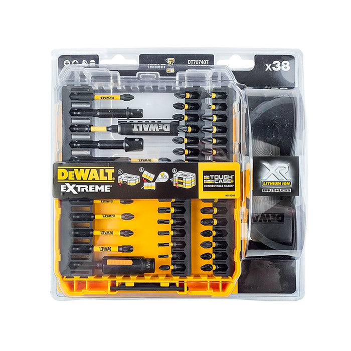 Bộ mũi đa năng 38 chi tiết Dewalt DT70740T-QZ có kính bảo hộ