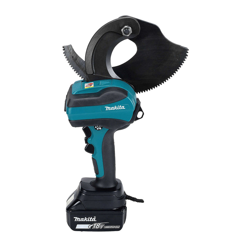 Máy cắt cáp nhông Makita DTC102 dùng Pin 18V LXT, độ rộng cắt tối đa 65mm