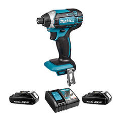 DTD152RAE: Thân máy + Sạc nhanh(DC18RC) + 2 pin 2.0Ah(BL1820B) + Vali