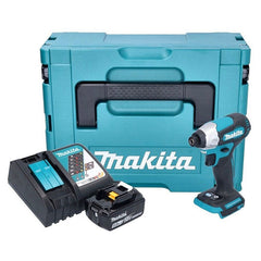 DTD157RT1J: Thân máy + Sạc nhanh(DC18RC) + 1 pin 5.0Ah(BL1850B) + Thùng Makpac số 2 (821550-0)