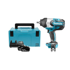DTW1002RTJ: Thân máy + Sạc nhanh(DC18RC) + 2 pin 5.0Ah(BL1850B) + thùng Makpac số 3(821551-8)