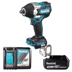DTW700RT1J: Thân máy + Sạc nhanh(DC18RC), 1 pin 5.0Ah(BL1850B)