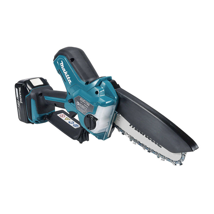 Máy cưa xích Makita DUC150 dùng Pin 18V LXT chiều dài lam 150mm