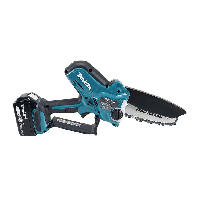 Máy cưa xích Makita DUC150 dùng Pin 18V LXT chiều dài lam 150mm