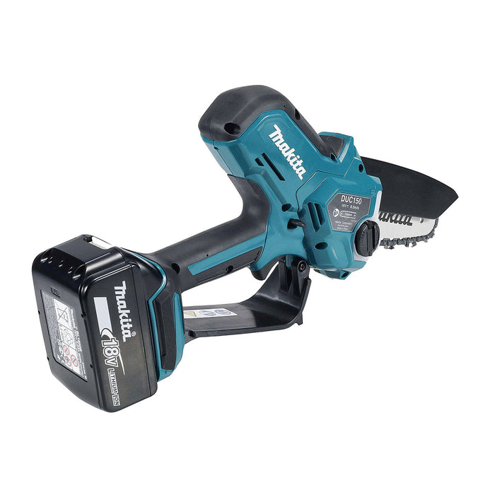 Máy cưa cành Makita DUC150 dùng Pin 18V LXT chiều dài lam 150mm