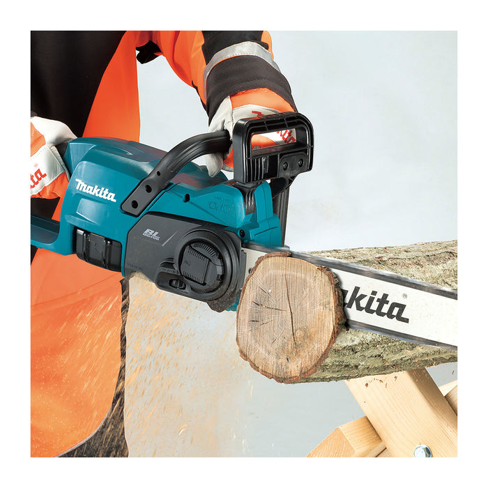 Máy cưa xích Makita DUC357 dùng Pin 18V LXT, chiều dài lam 350mm