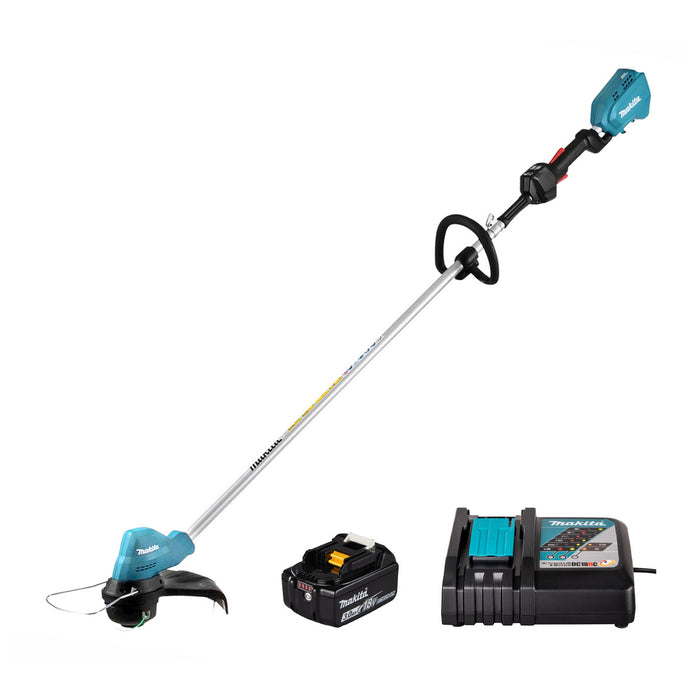 Máy cắt cỏ Makita DUR187U dùng Pin 18V LXT, công suất 240W, độ rộng cắt tối đa 300mm, tay cầm chữ U