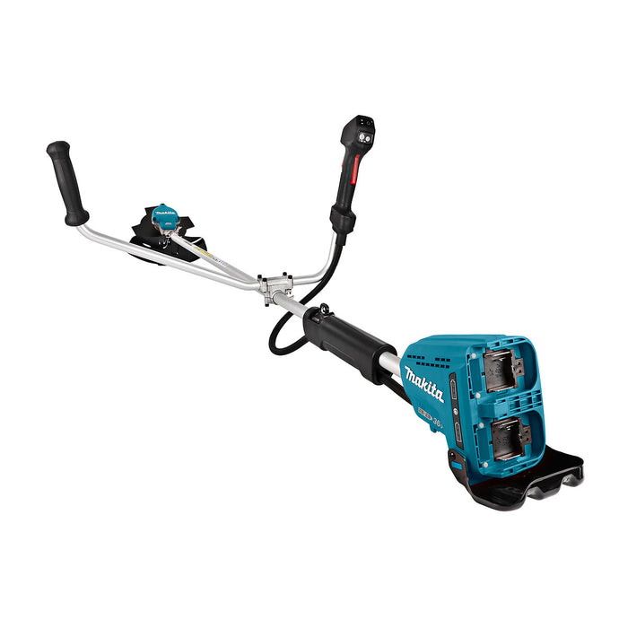 Máy cắt cỏ Makita DUR365U dùng Pin 18V x2 LXT công suất 550W, độ rộng cắt tối đa 350mm, tay cầm chữ U