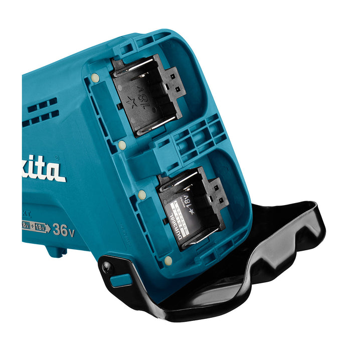 Máy cắt cỏ Makita DUR368A dùng Pin 18V x2 LXT công suất 550W, độ rộng cắt tối đa 350mm, tay cầm chữ U