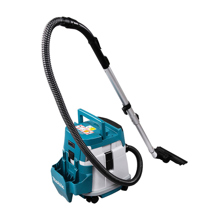 Máy hút bụi Makita DVC156L dùng Pin 18V x2 LXT, dung tích 15L, lực hút 11kPa (hút khô)