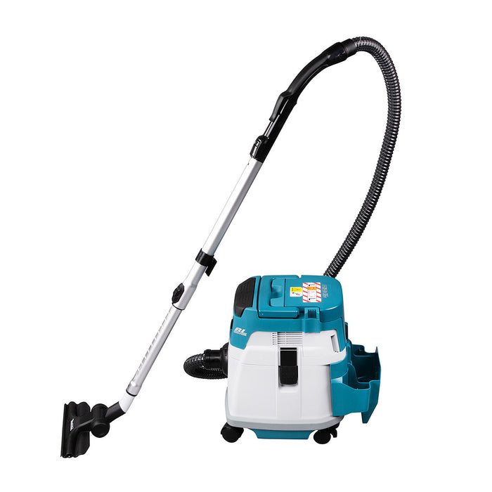 Máy hút bụi Makita DVC156L dùng Pin 18V x2 LXT, dung tích 15L, lực hút 11kPa (hút khô)