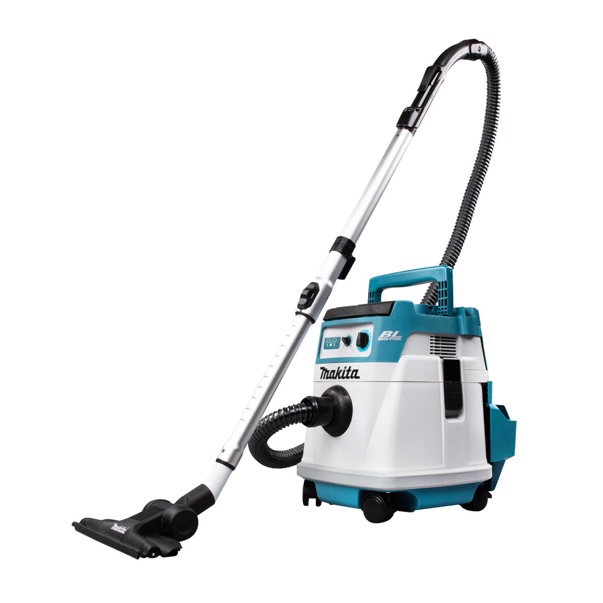 Máy hút bụi Makita DVC156L dùng Pin 18V x2 LXT, dung tích 15L, lực hút 11kPa (hút khô)