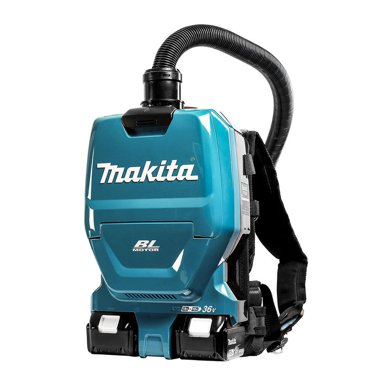 Máy hút bụi đeo vai Makita DVC260 dùng Pin 18V x2 LXT, dung tích 2L, lực hút 7.1kPa, bộ lọc HEPA