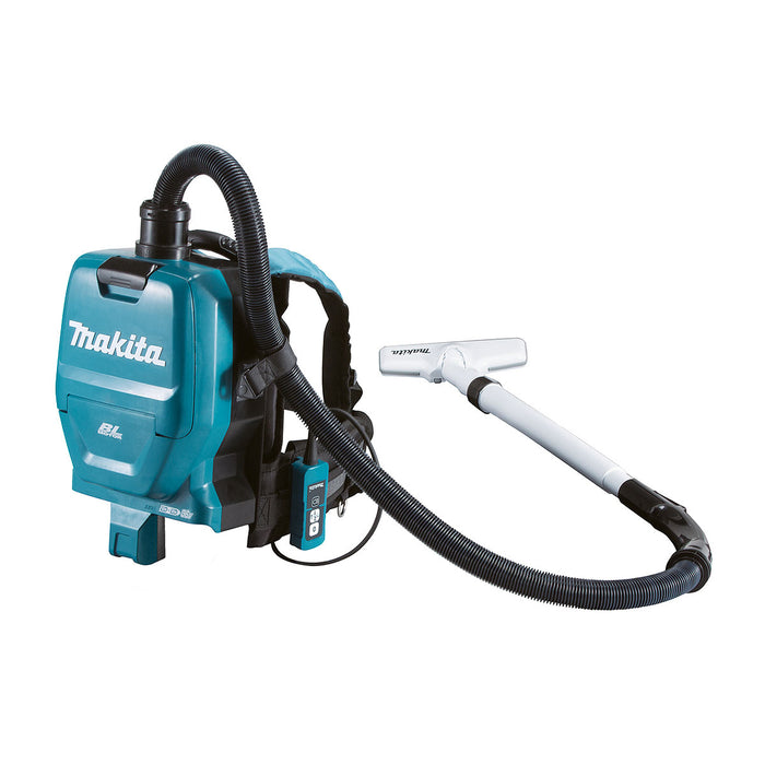 Máy hút bụi đeo vai Makita DVC260 dùng Pin 18V x2 LXT, dung tích 2L, lực hút 7.1kPa, bộ lọc HEPA