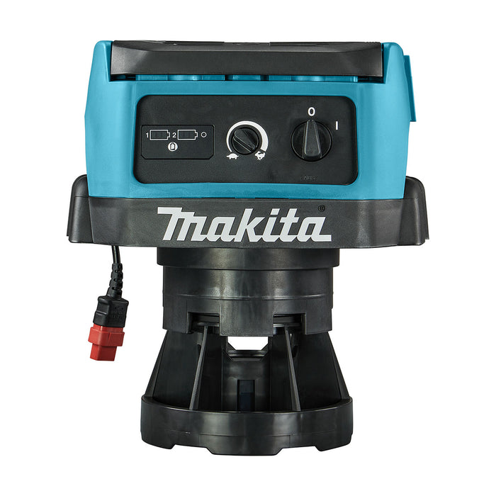 Máy hút bụi Makita DVC860L dùng Pin 18V x2 LXT và điện, dung tích 8L, lực hút 9.9kPa (hút khô và ướt)