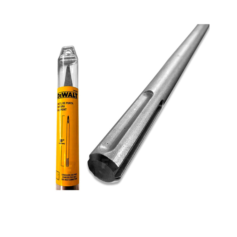 Mũi đục nhọn Dewalt DWA0805-B1 bán kính 18mm, dài 400mm
