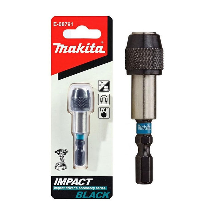 Đầu giữ mũi vít có nam châm Impact Black Makita E-08791, đuôi lục giác 6.35mm ( 1/4 inch ) ( Cấp 3 sao )