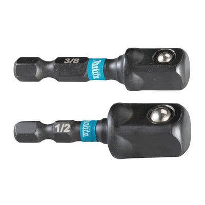 Đầu siết bu lông Impact Black Makita cốt 1/2 inch và 3/8 inch dùng cho máy vặn vít đuôi lục giác 6.35mm ( 1/4 inch ) ( Cấp 3 sao )