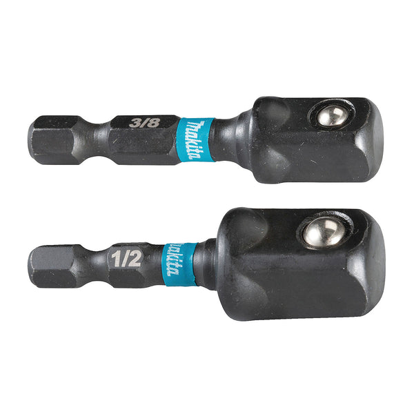Đầu siết bu lông Impact Black Makita cốt 1/2 inch và 3/8 inch dùng cho máy vặn vít đuôi lục giác 6.35mm ( 1/4 inch ) ( Cấp 3 sao )