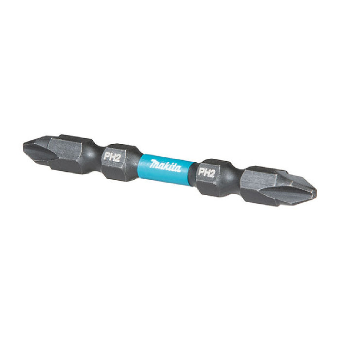 Hộp 10 mũi vặn vít bake 2 đầu Impact Black Makita kích thước PH2, dài từ 65mm-110mm đuôi lục giác 6.35mm ( 1/4 inch ) ( Cấp 3 sao )