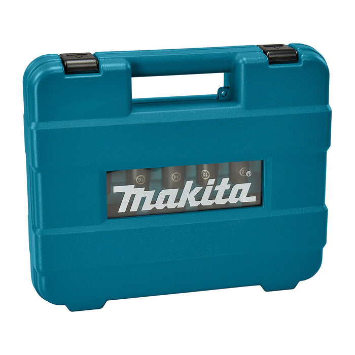 Bộ đầu tuýp 14 chi tiết cốt 1/2 inch Makita E-16586 thép Cr-Mo kích thước từ 10mm-32mm ( Cấp 3 sao )