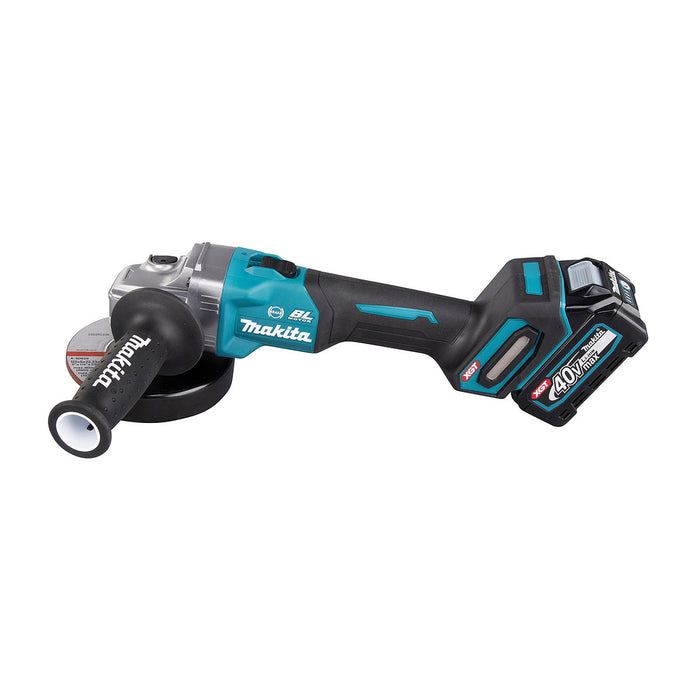 Máy mài góc Makita GA005G dùng Pin 40Vmax XGT, đường kính lưỡi 125mm, công tắc trượt, công nghệ AFT