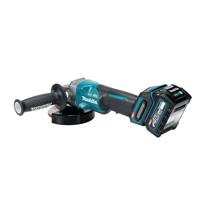 Máy mài góc Makita GA011G dùng Pin 40Vmax XGT, đường kính lưỡi 100mm, công tắc bóp, công nghệ AFT