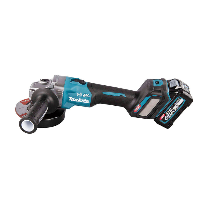 Máy mài góc Makita GA021G dùng Pin 40Vmax XGT, đường kính lưỡi 100mm, công tắc trượt, công nghệ AFT, AWS