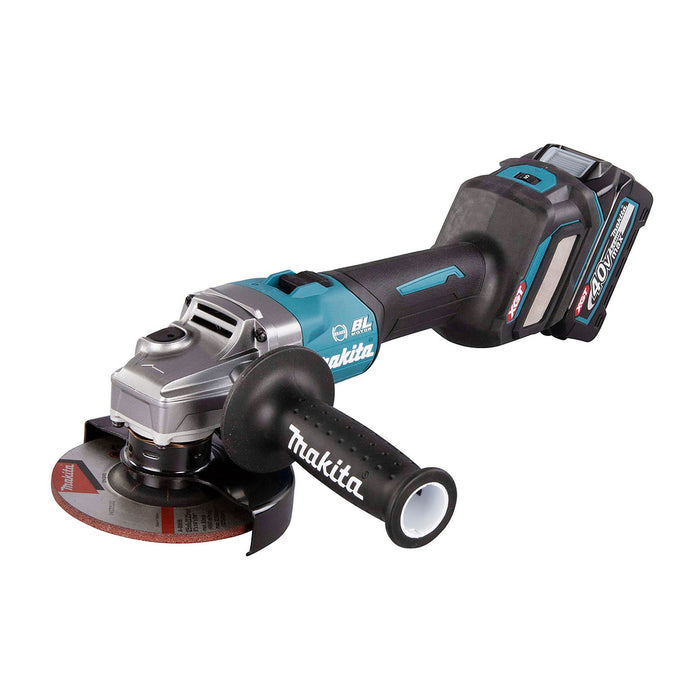 Máy mài góc Makita GA021G dùng Pin 40Vmax XGT, đường kính lưỡi 100mm, công tắc trượt, công nghệ AFT, AWS