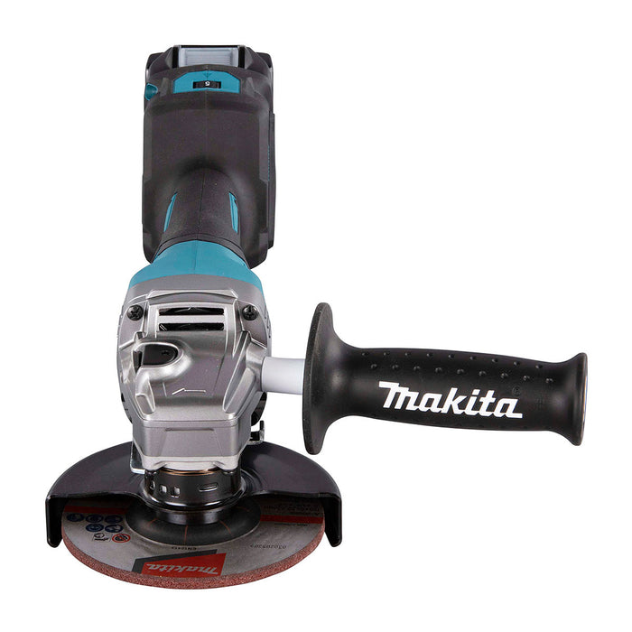 Máy mài góc Makita GA027G dùng Pin 40Vmax XGT, đường kính lưỡi 100mm, công tắc bóp, công nghệ AFT, AWS