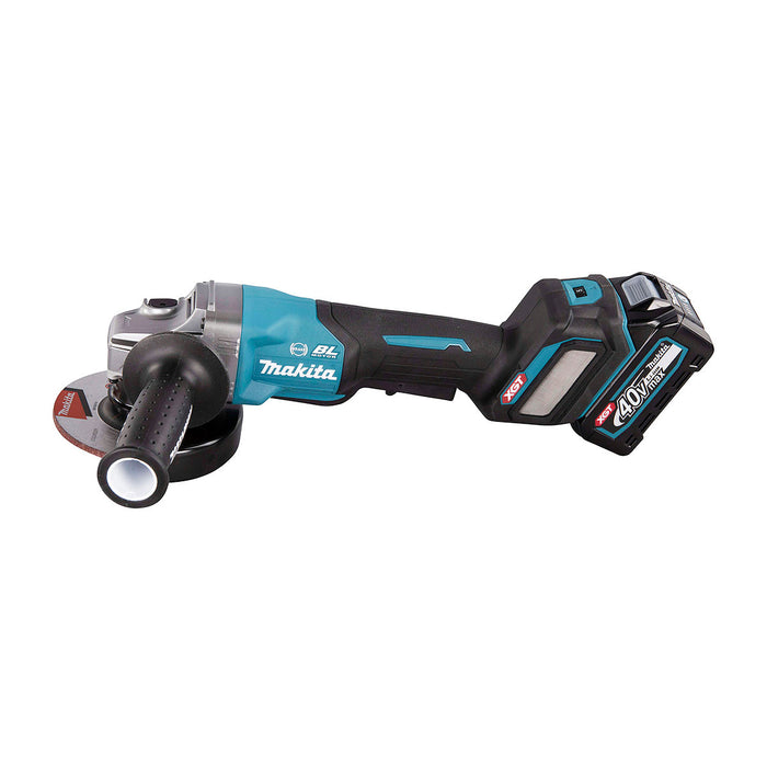 Máy mài góc Makita GA027G dùng Pin 40Vmax XGT, đường kính lưỡi 100mm, công tắc bóp, công nghệ AFT, AWS