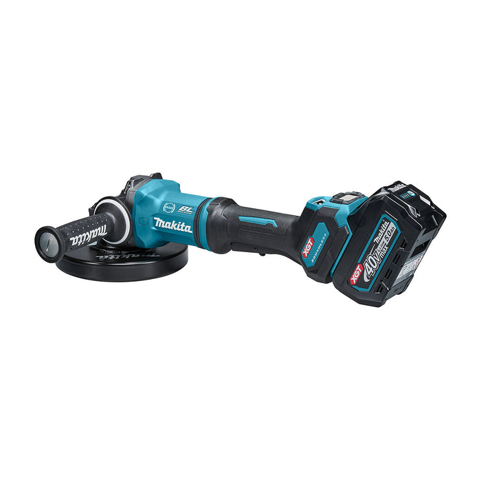 Máy mài góc Makita GA037G dùng Pin 40Vmax XGT, đường kính lưỡi 180mm, công tắc bóp, công nghệ AFT, AWS