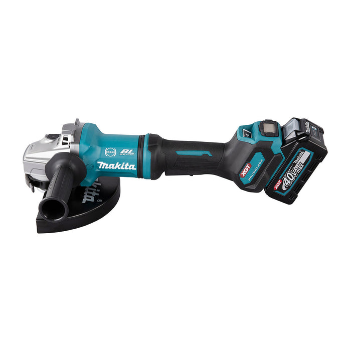 Máy mài góc Makita GA038G dùng Pin 40Vmax XGT, đường kính lưỡi 230mm, công tắc bóp, công nghệ AFT,AWS