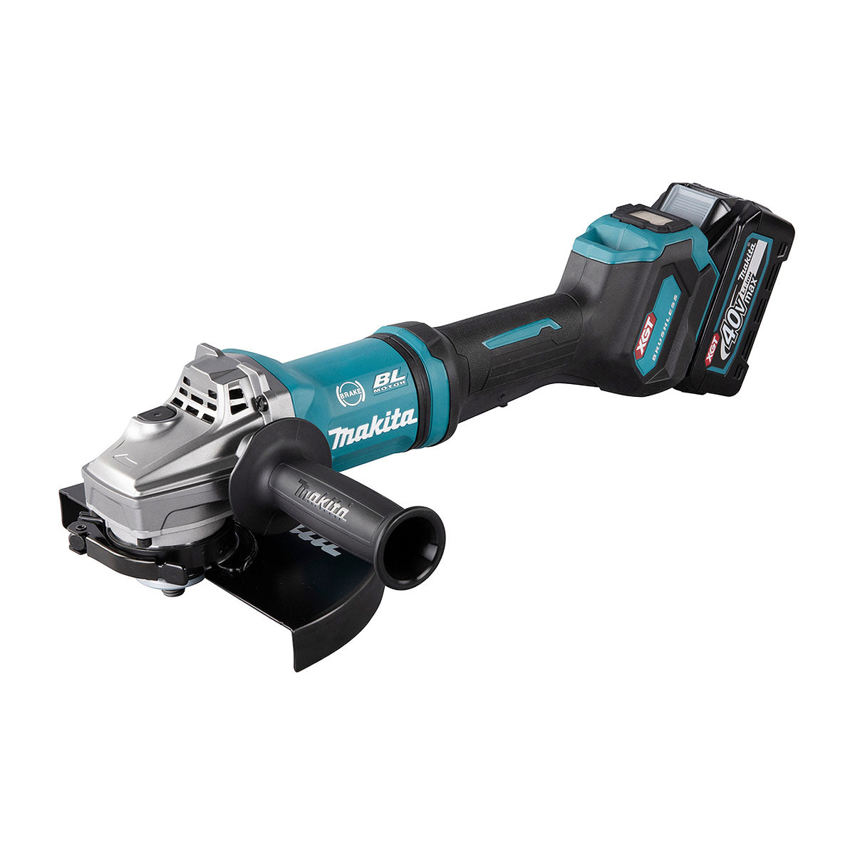 Máy mài góc Makita GA038G dùng Pin 40Vmax XGT, đường kính lưỡi 230mm, công tắc bóp, công nghệ AFT,AWS