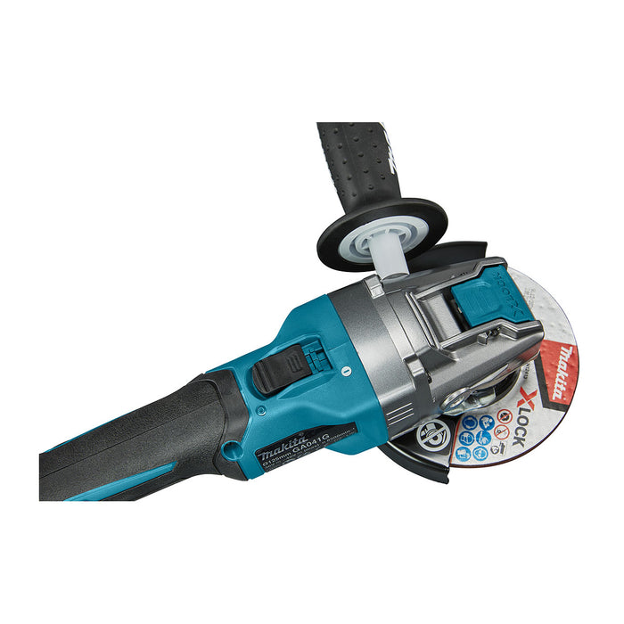 Máy mài góc Makita GA041G dùng Pin 40Vmax XGT, đường kính lưỡi 125mm, công tắc trượt, công nghệ X-LOCK, AWS, AFT