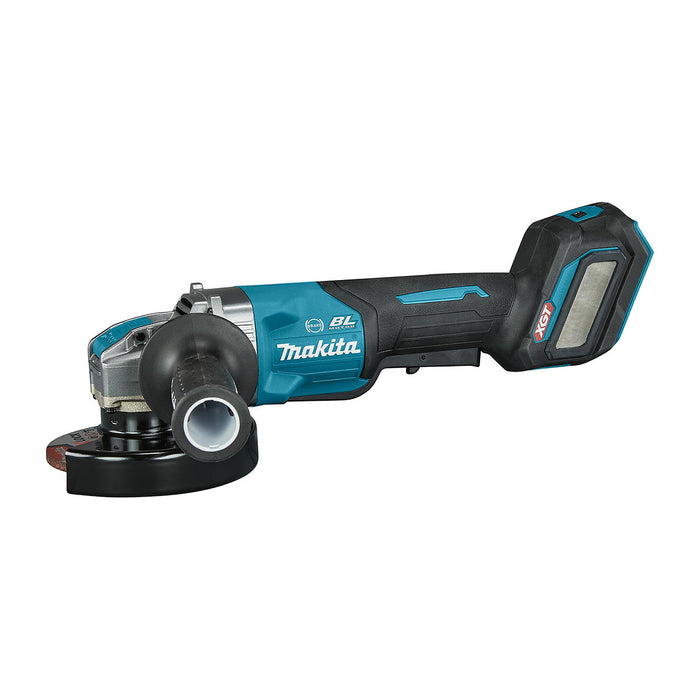 Máy mài góc Makita GA044G dùng Pin 40Vmax XGT, đường kính lưỡi 125mm, công tắc bóp, công nghệ X-LOCK, AWS, AFT