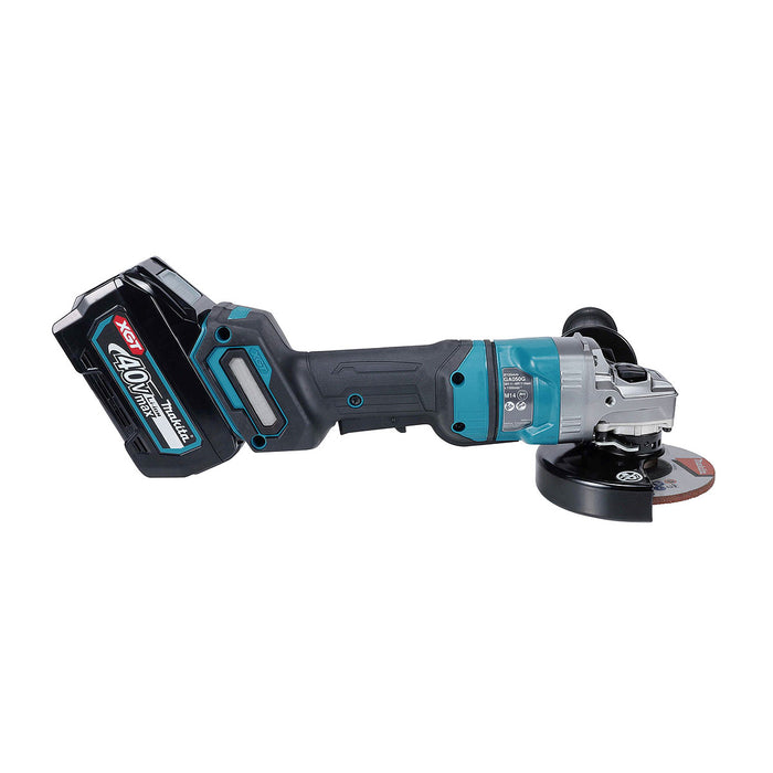 Máy mài góc Makita GA050G dùng Pin 40Vmax XGT, đường kính lưỡi 125mm, công tắc bóp, công nghệ AFT