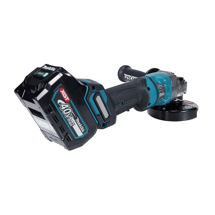 Máy mài góc Makita GA050G dùng Pin 40Vmax XGT, đường kính lưỡi 125mm, công tắc bóp, công nghệ AFT