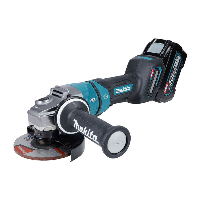 Máy mài góc Makita GA050G dùng Pin 40Vmax XGT, đường kính lưỡi 125mm, công tắc bóp, công nghệ AFT