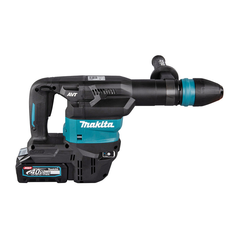 Máy đục bê tông Makita HM001G dùng Pin 40Vmax XGT, đuôi gài SDS-Max, công nghệ AVT, AWS