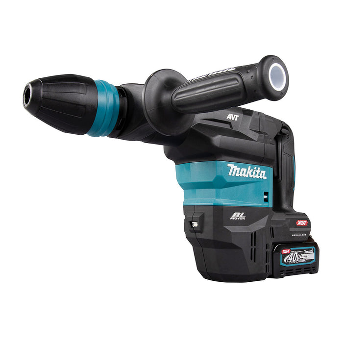 Máy đục bê tông Makita HM001G dùng Pin 40Vmax XGT, đuôi gài SDS-Max, công nghệ AVT, AWS