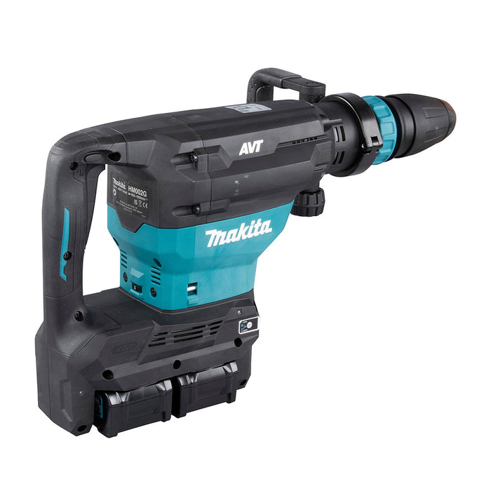 Máy đục bê tông Makita HM002G dùng Pin 40Vmax x2 XGT, đuôi gài SDS-Max, công nghệ AVT, AWS