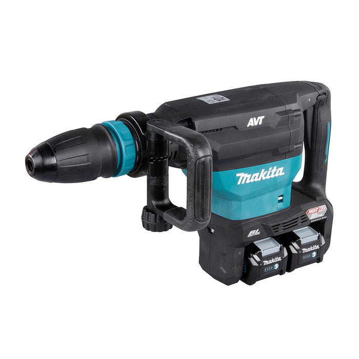 Máy đục bê tông Makita HM002G dùng Pin 40Vmax x2 XGT, đuôi gài SDS-Max, công nghệ AVT, AWS