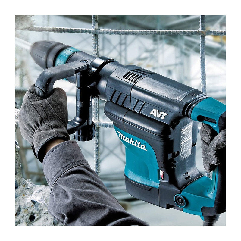 Máy đục bê tông Makita HM0871C, công suất 1,100W đuôi gài SDS-Max, công nghệ chống rung AVT