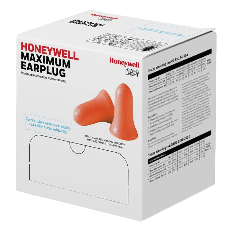 Nút bịt tai chống ồn, loại có dây Honeywell MAX-30 chất liệu Foam mềm