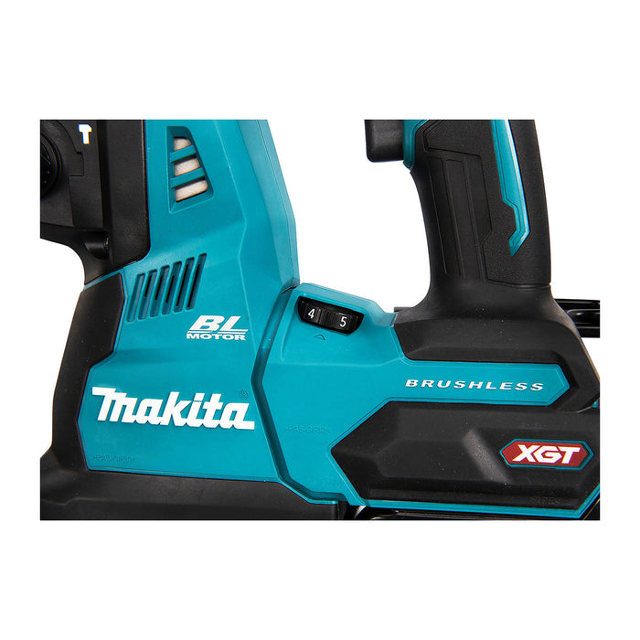 Máy khoan bê tông 3 chức năng Makita HR003G dùng Pin 40Vmax XGT, đuôi gài SDS-Plus, công nghệ AVT